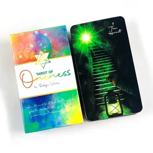 Tarot of Oneness Tarotkort 84 kort Mystisk tarotstokk åndelig veiledning spådomskortspill for tarotutøver
