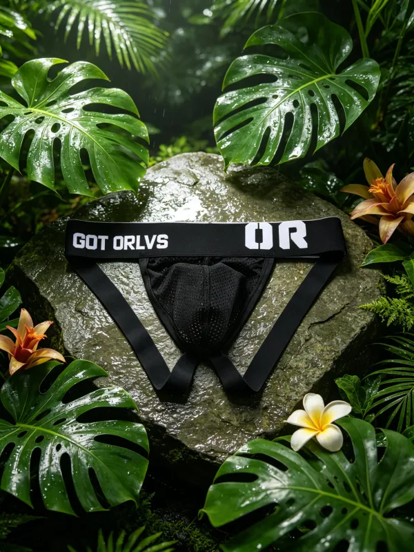 Mens G String Mesh Underwear Contrast Printed Letter Wide Elastic Waist 3D Contour U Pouch Fine Mesh Material Sophisticated