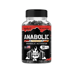 Muscle Builder Capsules - Helps Increase Strength Endurance Protein Synthesis Promotes Faster Muscle Growth Abs Energy