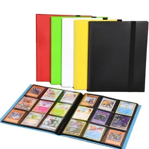 Card Binder with 9 Pocket Trading Card Album Display Binder 360 Side Loading Pocket Holder for TCG Yugioh MTG Game Card Book