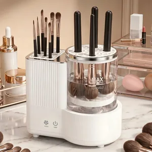 3 IN 1 elektrische make-upborstelreiniger Machine Make-upborstel Automatische reiniger Droger Tool voor alle maten Schoonheidsborstels Sneldrogend