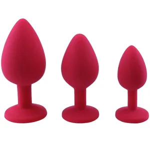 S/M/L Soft Silicone Anal Plug Mini Eroti
